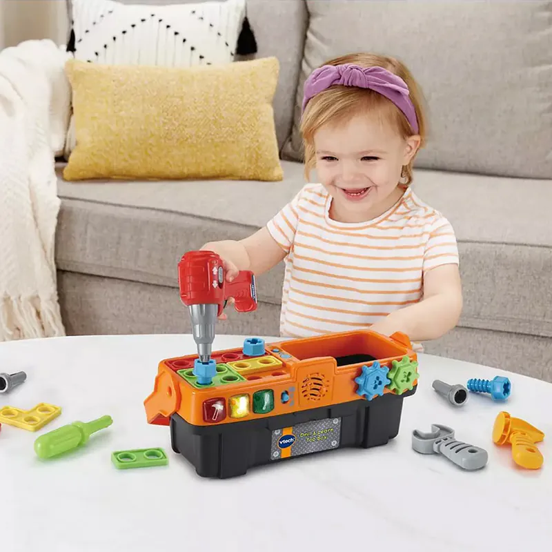 【Vtech】創意工具箱互動學習組｜聲光玩具 工具箱 創意 互動 學習 音樂 可攜式 遊戲-細節圖5