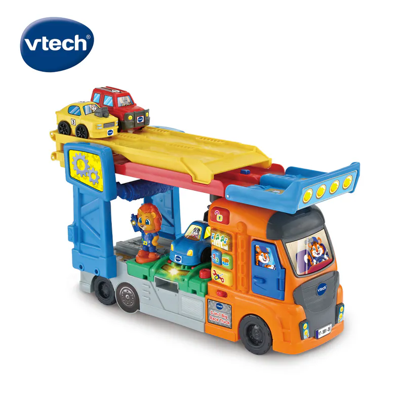 【Vtech】嘟嘟車系列｜3合1變形運輸車站組｜語言發展 益智 音樂 軌道 想像力 創意力-細節圖4