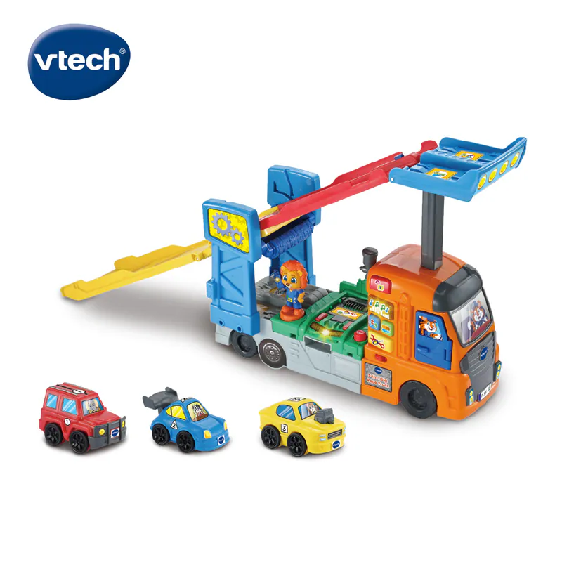 【Vtech】嘟嘟車系列｜3合1變形運輸車站組｜語言發展 益智 音樂 軌道 想像力 創意力-細節圖7