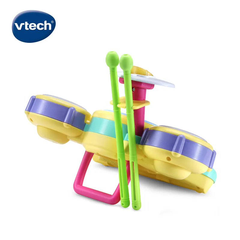 【Vtech】妙妙犬布麗-律動爵士鼓｜聲光玩具 爵士鼓 音樂 打擊樂 節奏 專注力 創造力-細節圖4