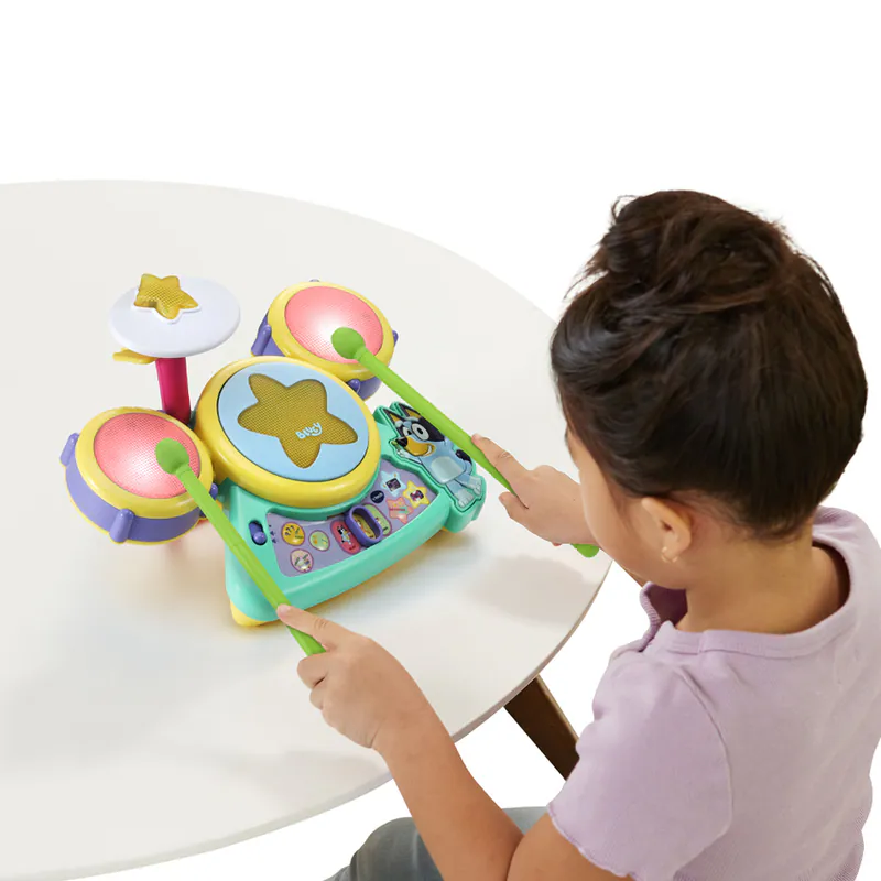 【Vtech】妙妙犬布麗-律動爵士鼓｜聲光玩具 爵士鼓 音樂 打擊樂 節奏 專注力 創造力-細節圖8