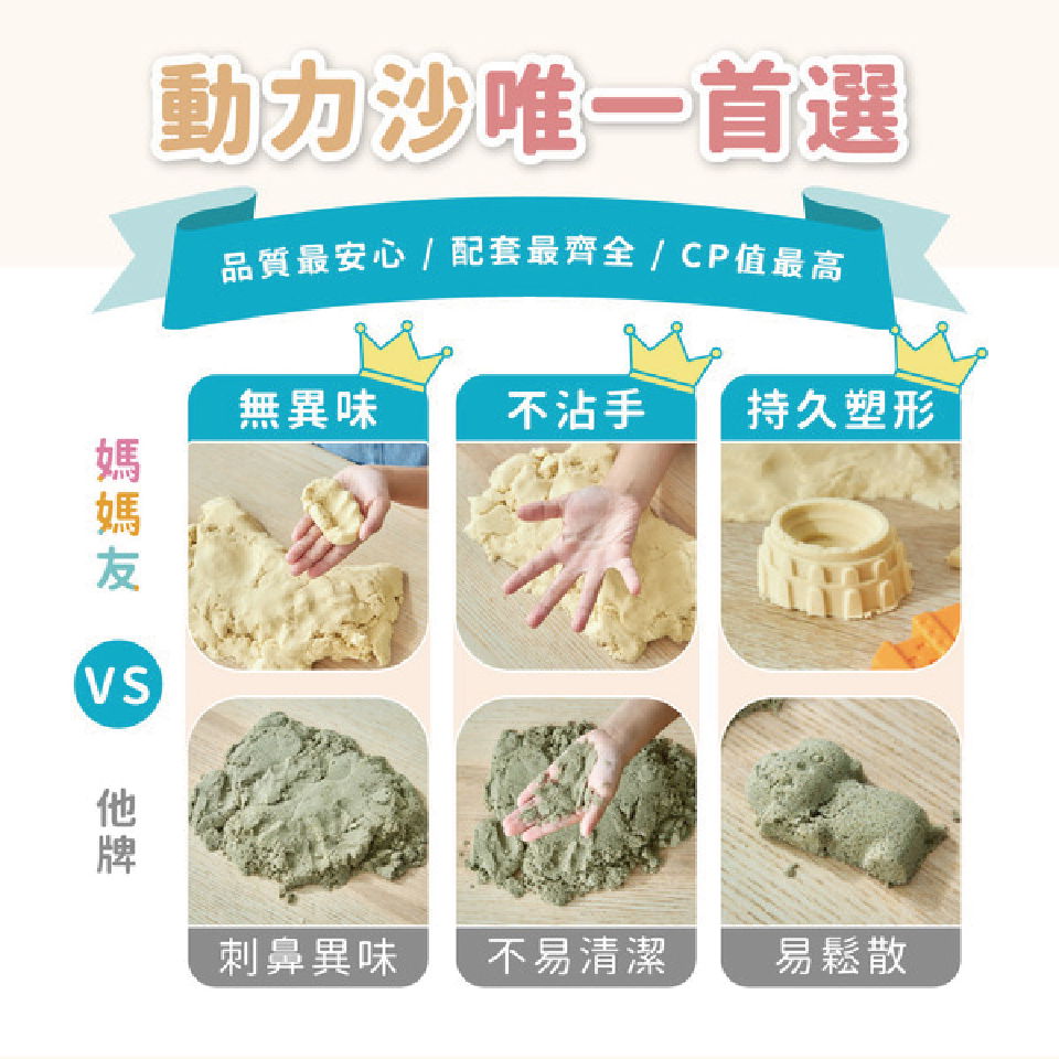 【mamayo媽媽友】沉浸式動力沙(多款可選)｜無毒抗菌、純玻璃珠沙、持久不乾硬、好收納-細節圖6