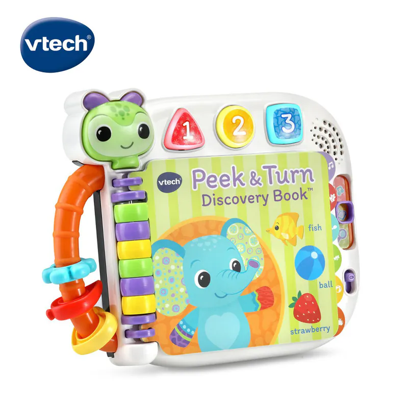 【Vtech】 寶寶啟蒙探索學習書｜玩具書 翻翻書 音樂書 英文童謠-細節圖3