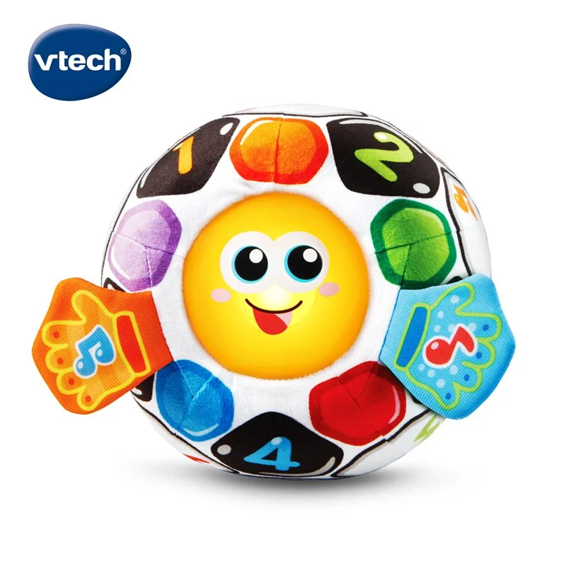 【Vtech】音樂互動丟丟足球｜足球玩具、寶寶足球、布球、丟丟球、兒童節禮物-細節圖2