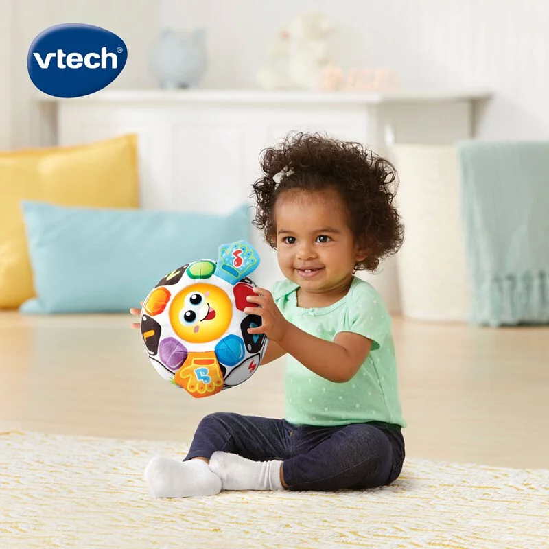 【Vtech】音樂互動丟丟足球｜足球玩具、寶寶足球、布球、丟丟球、兒童節禮物-細節圖5