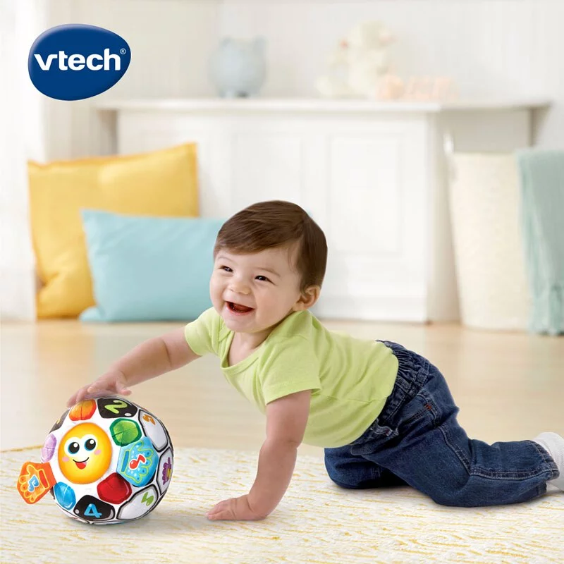 【Vtech】音樂互動丟丟足球｜足球玩具、寶寶足球、布球、丟丟球、兒童節禮物-細節圖6