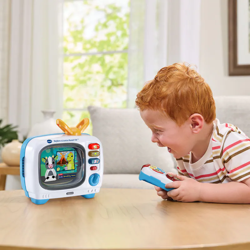【Vtech】雙語互動遙控學習小電視｜雙語節目(英文/西班牙文)｜聲光玩具 益智學習 雙語 小電視 兒童節禮物-細節圖8