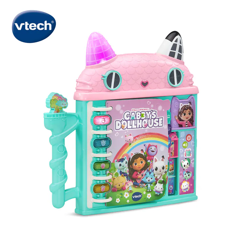 【Vtech】蓋比的娃娃屋喵喵探索學習魔法書｜聲光玩具、益智學習、魔法書、娃娃屋、故事書-細節圖3