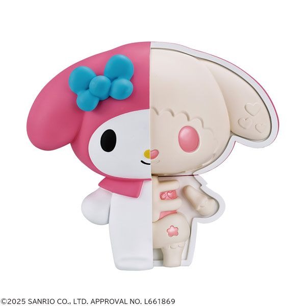 【Funbox Toys】三麗鷗解體拼圖模型｜美樂蒂、酷洛米｜高約11.8CM-細節圖2
