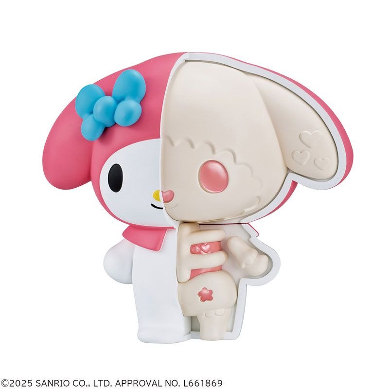 【Funbox Toys】三麗鷗解體拼圖模型｜美樂蒂、酷洛米｜高約11.8CM-細節圖3