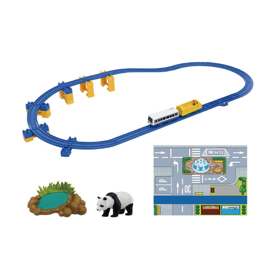 【TAKARA TOMY】鐵道王國 台北捷運動物園站遊戲組 PLARAIL(TP90194)-細節圖3