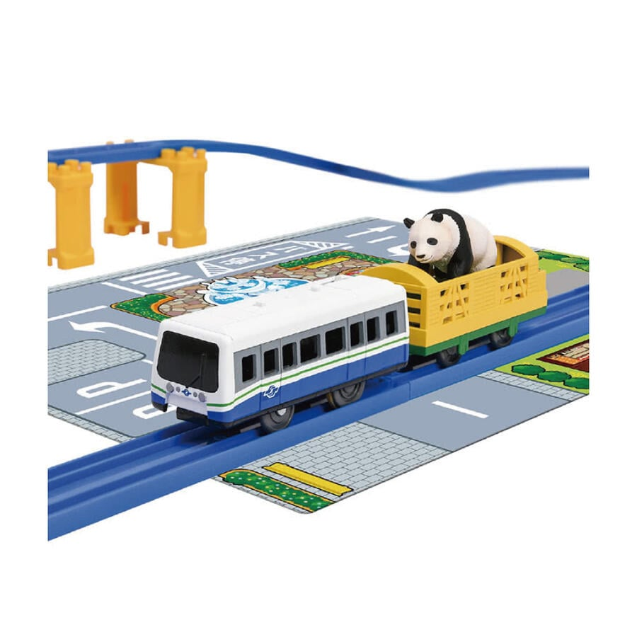 【TAKARA TOMY】鐵道王國 台北捷運動物園站遊戲組 PLARAIL(TP90194)-細節圖4