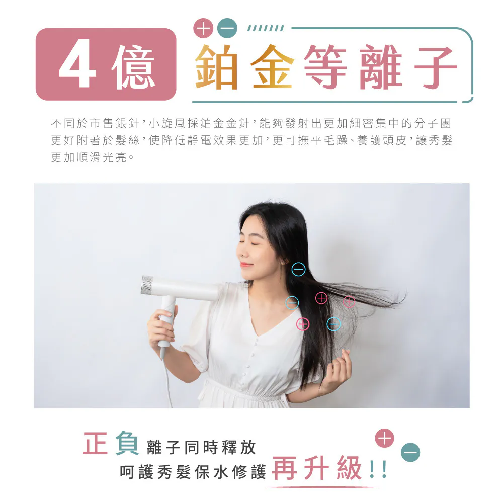 【KINYO】全球電壓無刷吹風機 (KH9660)｜100-240V｜90度折疊｜低噪｜養護頭皮＆保濕修護-細節圖8