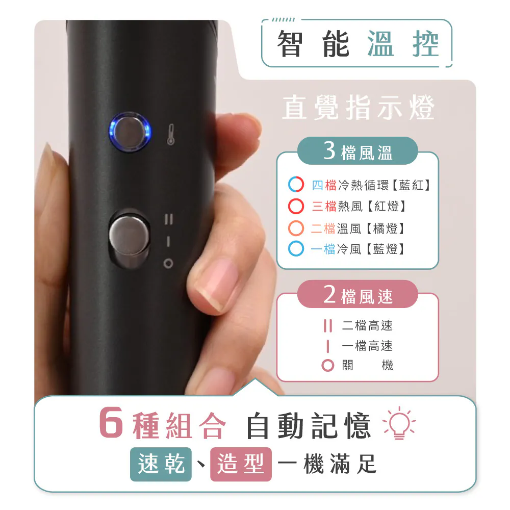 【KINYO】全球電壓無刷吹風機 (KH9660)｜100-240V｜90度折疊｜低噪｜養護頭皮＆保濕修護-細節圖11