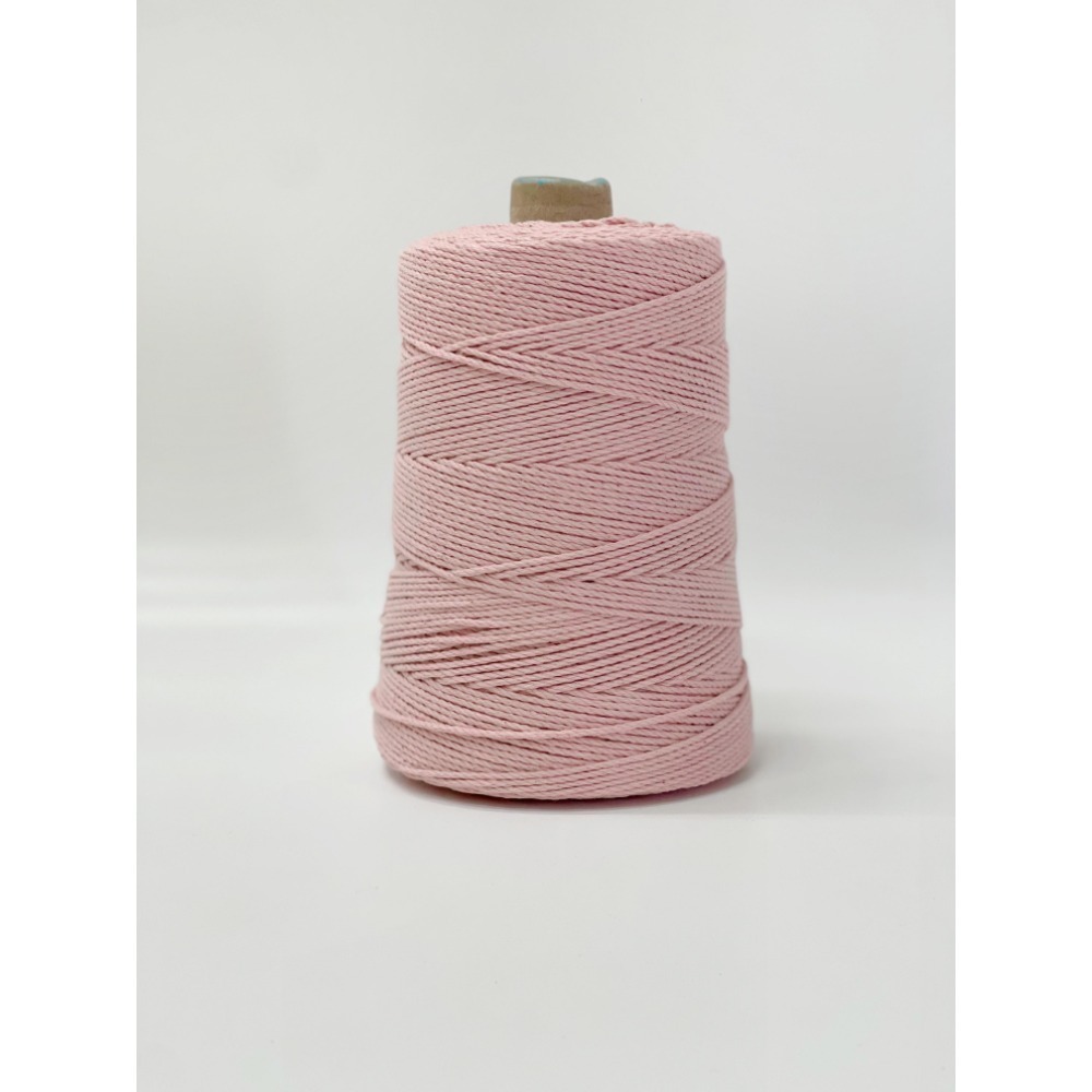 500克裝 三股2mm 30色以上台灣製天然純棉線 棉繩(MACRAME用線、手工藝編織、彩色棉繩、DIY、包裝)-規格圖1
