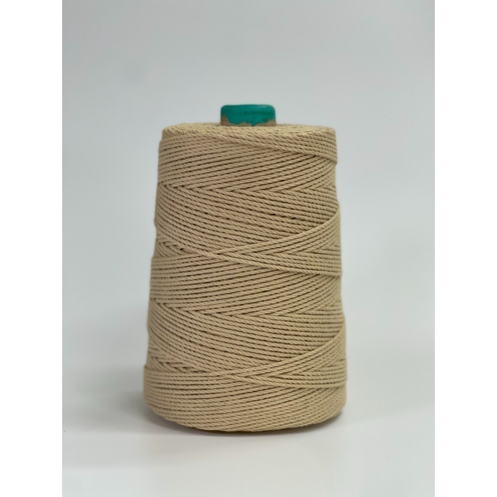 250克裝 三股2mm 30色以上台灣製天然純棉線 棉繩(MACRAME用線、手工藝編織、彩色棉繩、DIY、包裝)-規格圖1