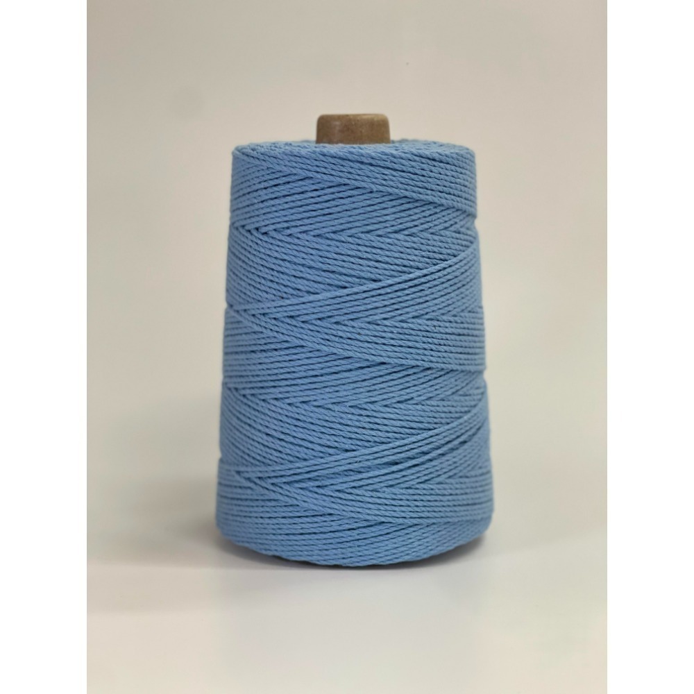 250克裝 三股2mm 30色以上台灣製天然純棉線 棉繩(MACRAME用線、手工藝編織、彩色棉繩、DIY、包裝)-規格圖1