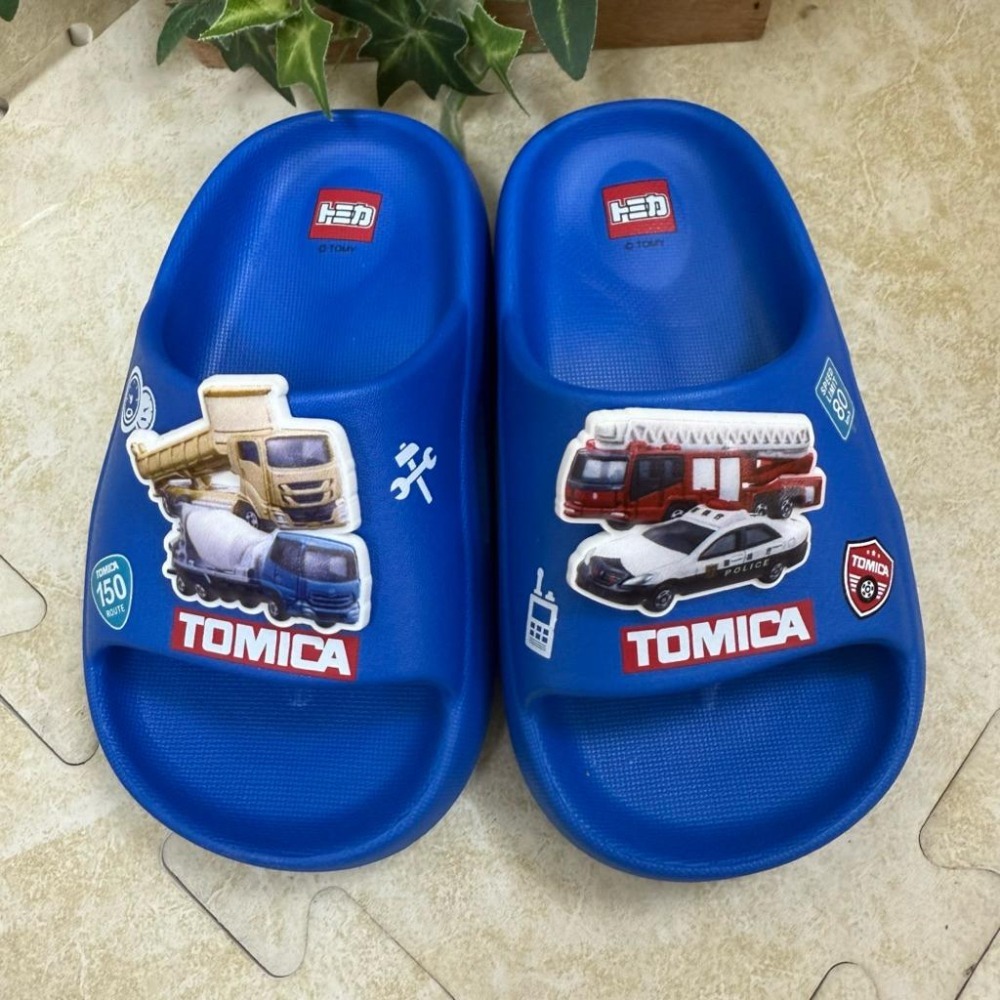 「鞋百貨」台灣製造 兒童拖鞋 兒童防水鞋 雨鞋 tomica poli 波力 室內拖鞋 多美卡-細節圖8
