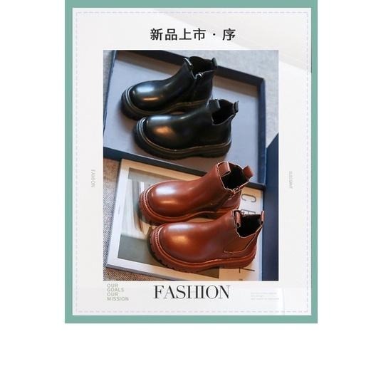 「鞋百貨」現貨 童靴 親子鞋 兒童切爾西靴 兒童軍靴 母女鞋 皮靴短靴 雪靴 韓版兒童鞋 兒童流行靴-細節圖6