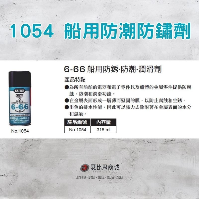 【瑟比思商城】日本 KURE CRC NO.1054 6-66 船舶用防銹潤滑劑 防潮潤滑 日本原裝進口-細節圖2