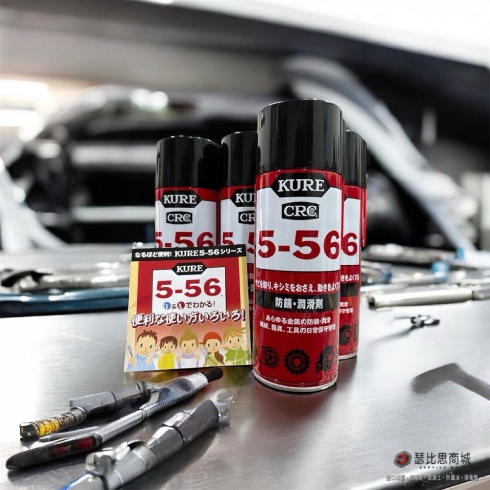 【瑟比思商城】日本 KURE CRC 5-56 430ml 70ml隨身瓶 防鏽劑 潤滑劑 日本原裝進口-細節圖5