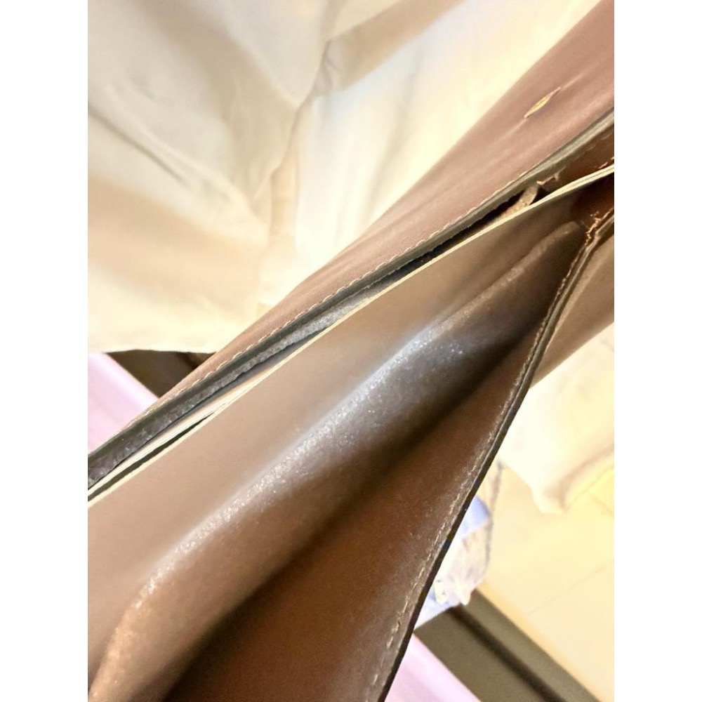 👜 COACH New York 咖啡棕色 真皮肩背包｜極簡大容量款｜現貨-細節圖4