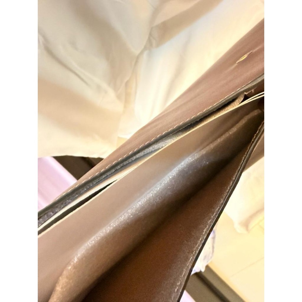 👜 COACH New York 咖啡棕色 真皮肩背包｜極簡大容量款｜現貨-細節圖5