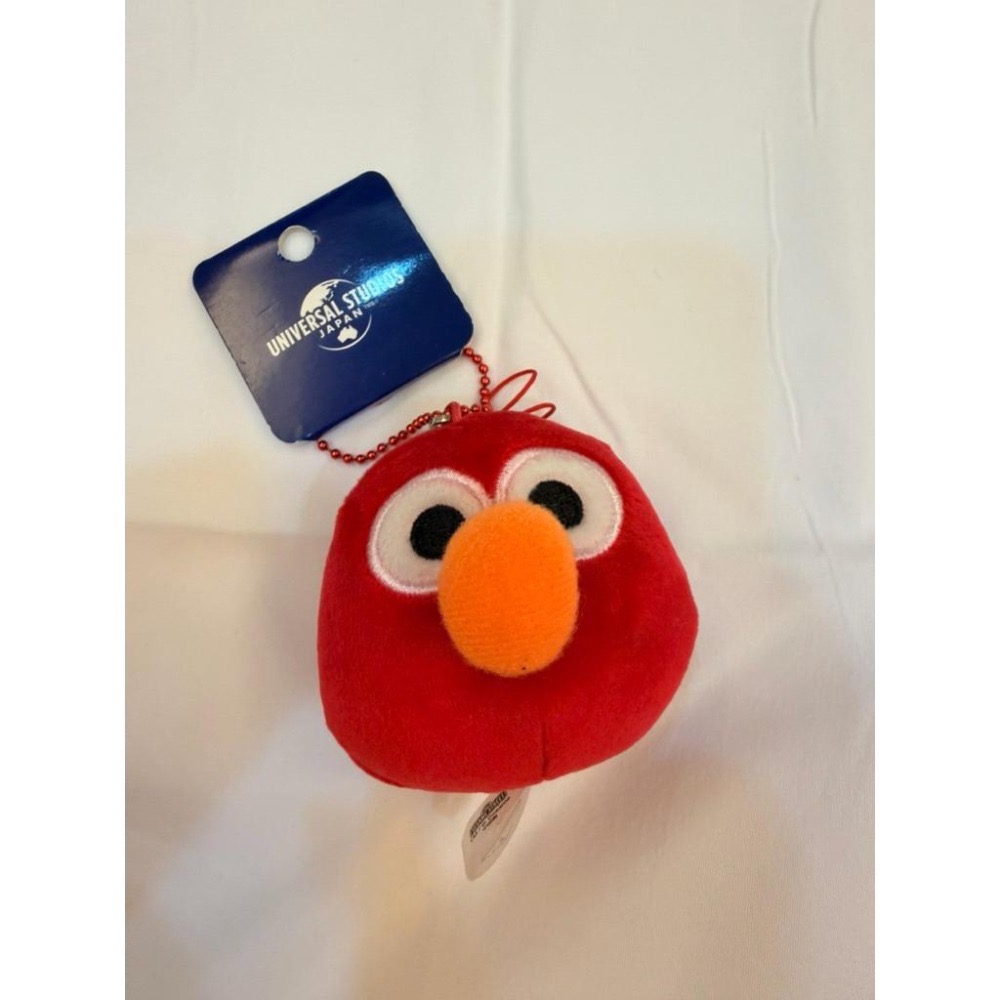 ❤️【日本環球影城限定・絕版珍藏】USJ Elmo 愛莫 毛絨吊飾公仔｜芝麻街正版授權｜極稀有收藏款🔥-細節圖2