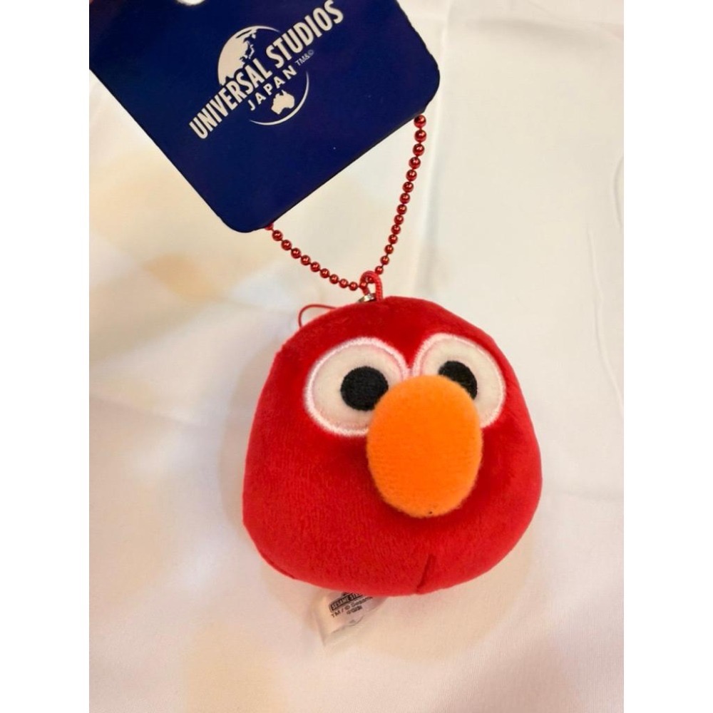 ❤️【日本環球影城限定・絕版珍藏】USJ Elmo 愛莫 毛絨吊飾公仔｜芝麻街正版授權｜極稀有收藏款🔥-細節圖3