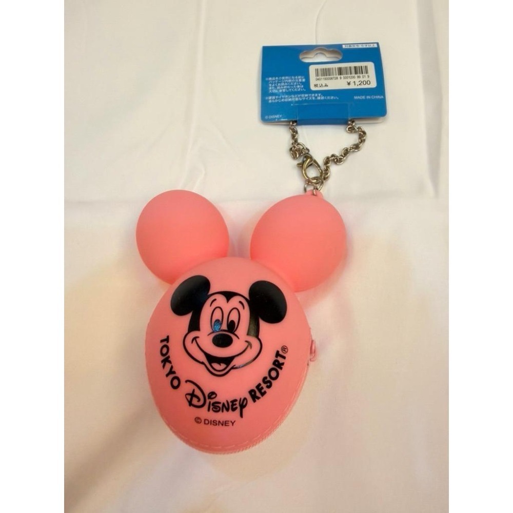 🎀【東京迪士尼限定】米奇頭造型矽膠收納包｜粉嫩登場💗｜官方園區限定帶回-細節圖2
