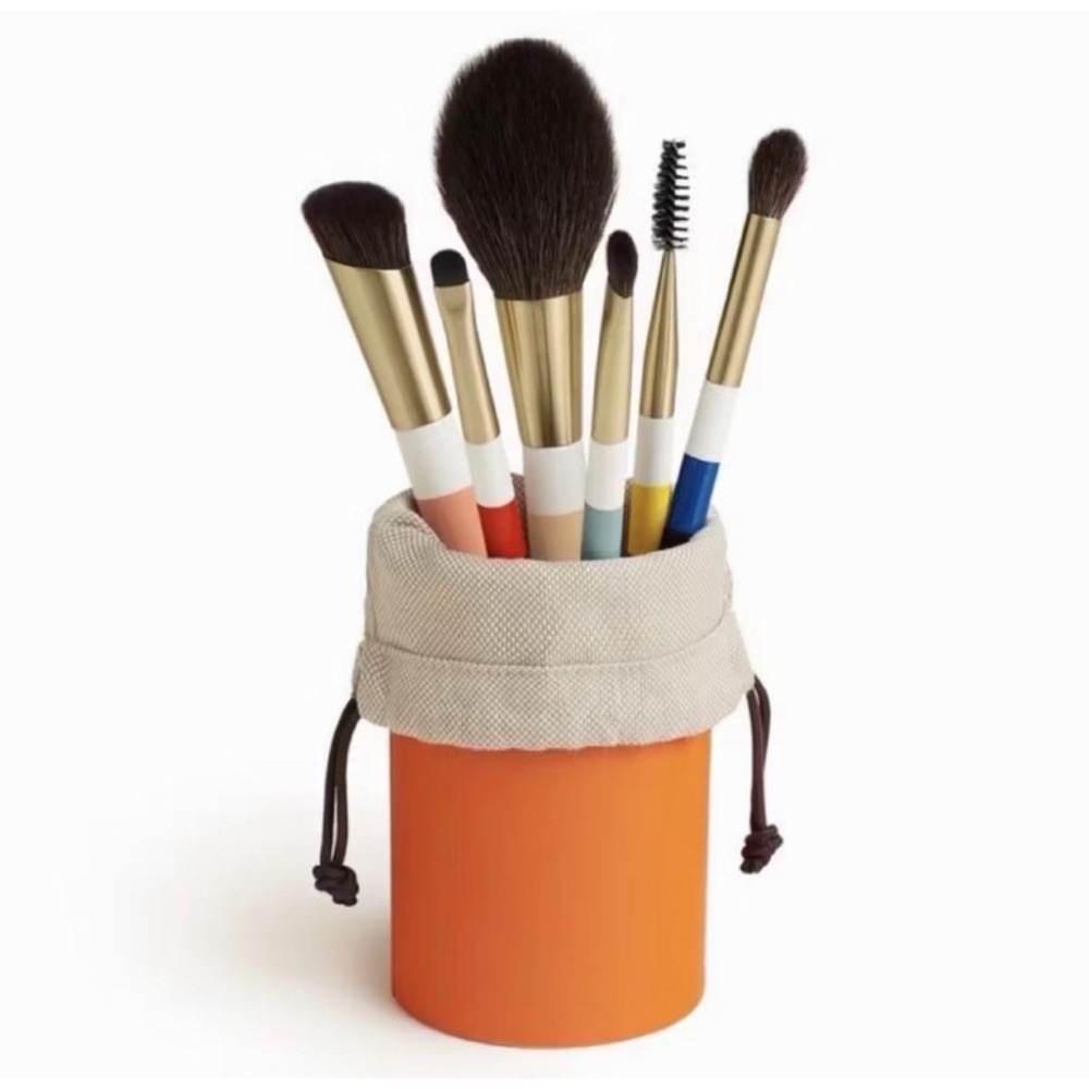 🧡【Hermès 愛馬仕】Les Pinceaux Hermès Les Voyageurs 旅行彩妝刷具組-細節圖2