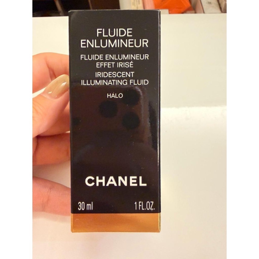 🌸【全新正品】CHANEL 香奈兒 幻采煥采亮顏露 HALO｜微光珠澤・自然光澤底妝・立體提亮妝感-細節圖4