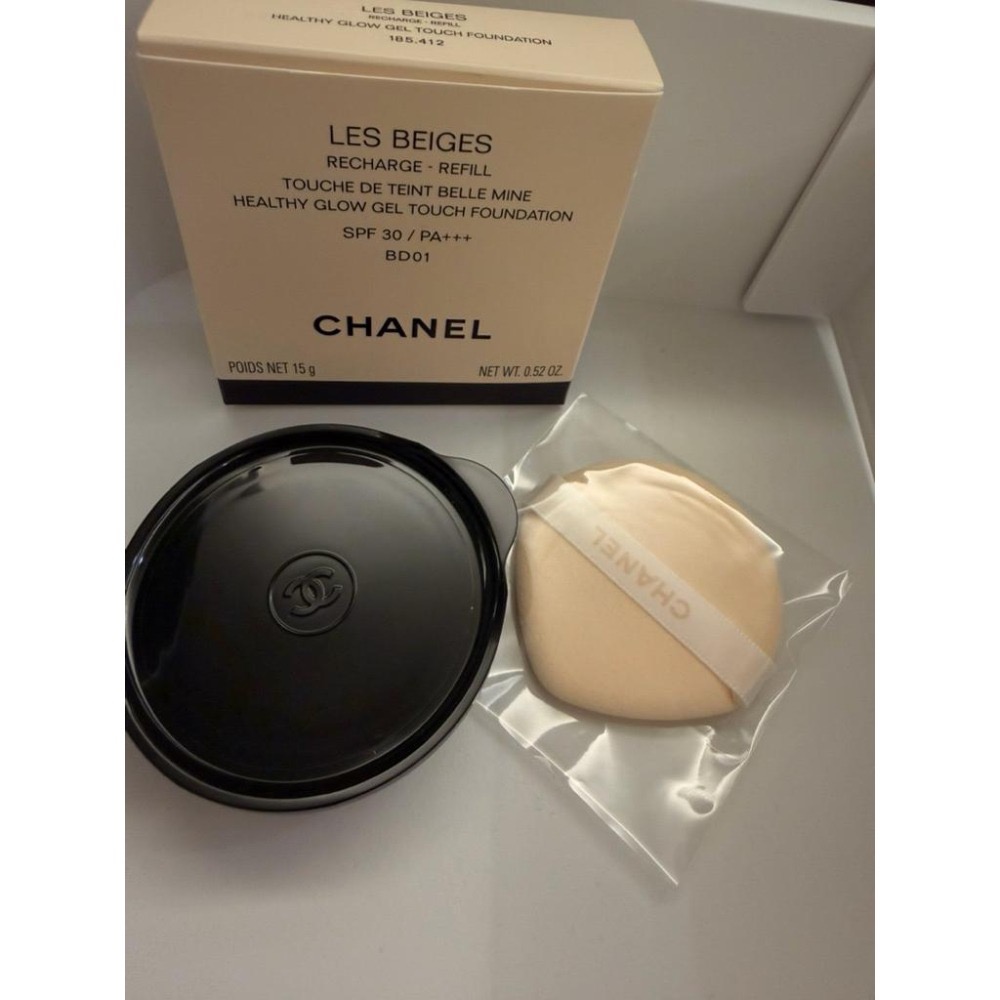 全新CHANEL 香奈兒 原生美肌精萃凝露粉蕊 BD01｜自然透亮光澤感・輕盈服貼妝效(效期短折扣）-細節圖2