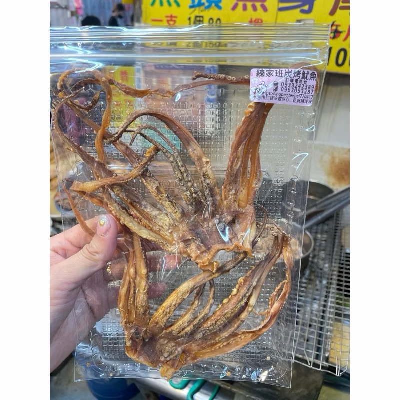 練家班炭烤魷魚（魷魚頭）2片-細節圖7