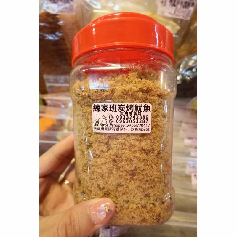 練家班炭烤魷魚（天然狗母魚鬆）半斤-細節圖4