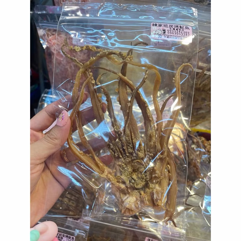 練家班炭烤魷魚（天然魷魚頭一片）-細節圖2