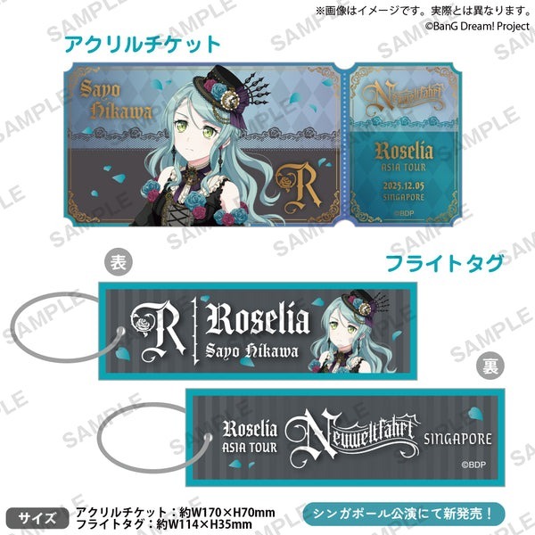 次元之橋 4月預購 BanG Dream Roselia ASIA TOUR Neuweltfahrt 會場別 旅行套裝-規格圖1