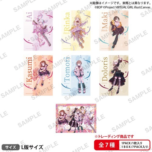 [次元之橋] 4/4結單 6月預購 BanG Dream 信澤收展 VIRTUAL 徽章 寫真卡 資料夾-規格圖1