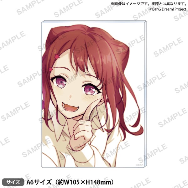 [次元之橋] 6月預購 BanG Dream 信澤收展 第2彈 壓克力板 Poppin Party-規格圖1