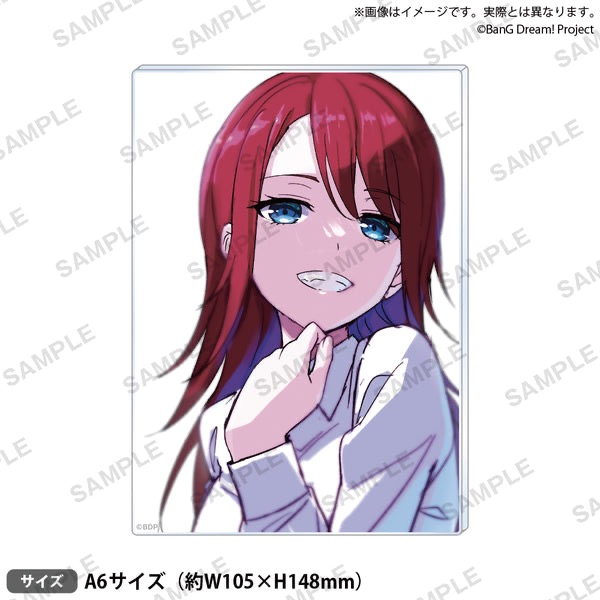 [次元之橋] 6月預購 BanG Dream 信澤收展 第2彈 壓克力板 Afterglow-規格圖1