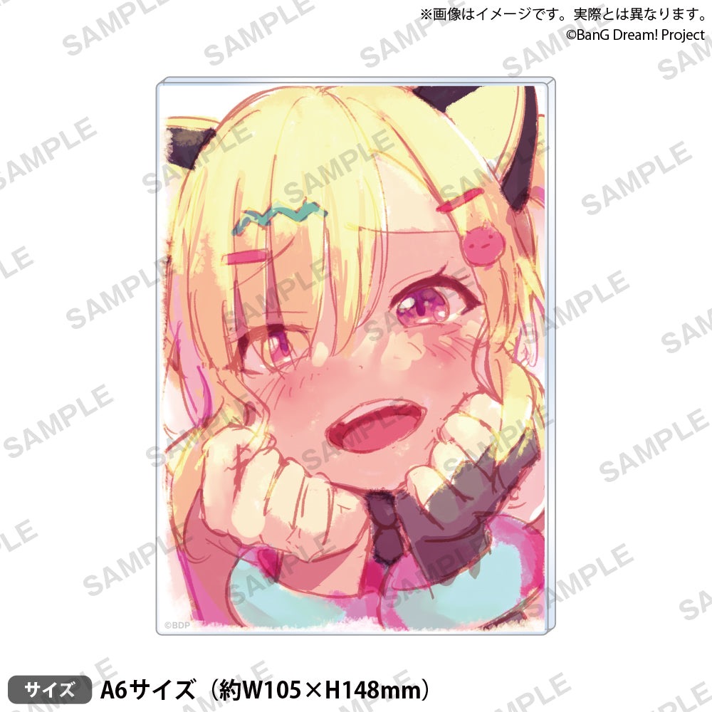 [次元之橋] 6月預購 BanG Dream 信澤收展 第2彈 壓克力板 夢限大みゅーたいぷ-規格圖1