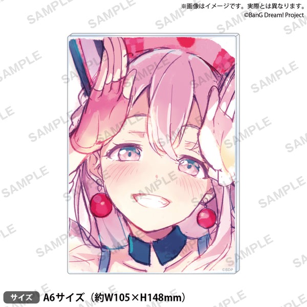 [次元之橋] 6月預購 BanG Dream 信澤收展 第2彈 壓克力板 夢限大みゅーたいぷ-規格圖1