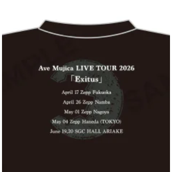 [次元之橋] 4月預購 BanG Dream Ave Mujica LIVE TOUR 2026 Exitus 短T-細節圖3