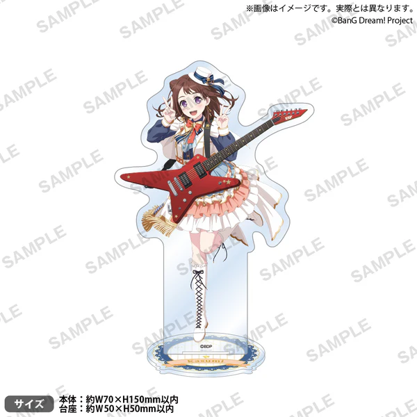 [次元之橋] 4月預購 BanG Dream Poppin Party Roselia 合同 LIVE 壓克力立牌-規格圖1