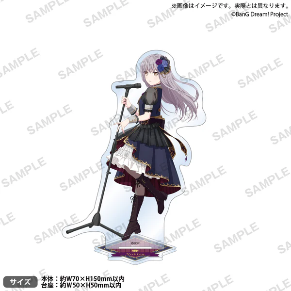 [次元之橋] 4月預購 BanG Dream Poppin Party Roselia 合同 LIVE 姓名鑰匙圈-規格圖1