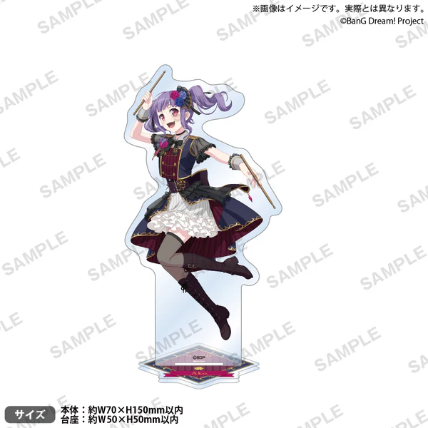 [次元之橋] 4月預購 BanG Dream Poppin Party Roselia 合同 LIVE 姓名鑰匙圈-規格圖1