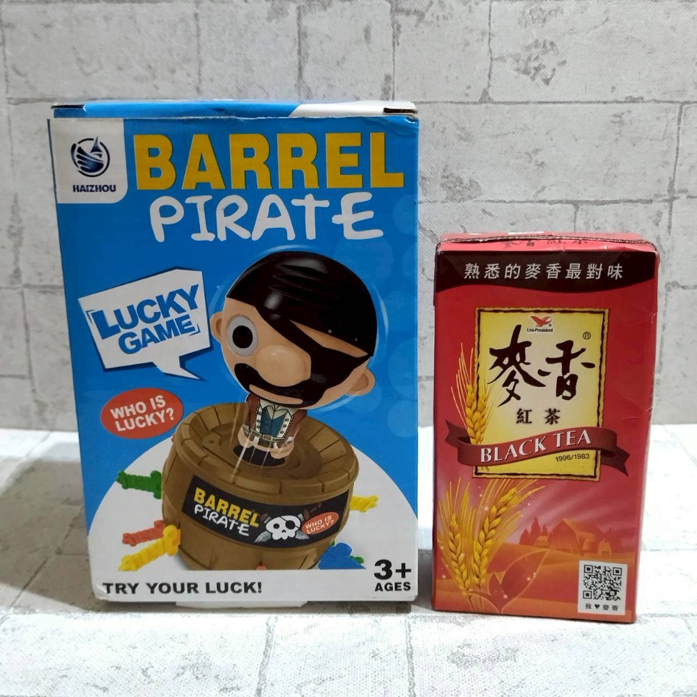 【家德小舖】海盜桶 插劍 賭博遊戲 四人遊玩 Haizhou 全新 15公分 插插樂 插劍桶 危機一發 碰運氣 玩具-細節圖2