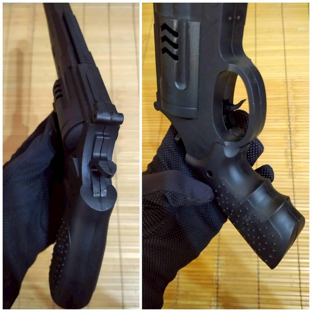 【家德小舖】玩具槍 四把合賣 會發出聲音 二手 九成新 兒童玩具 手槍 步槍 衝鋒槍 左輪 親子遊戲 toy gun-細節圖3