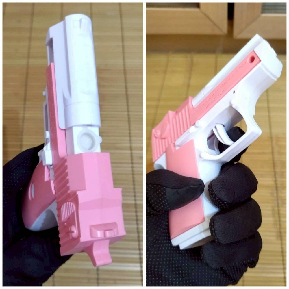 【家德小舖】玩具槍 四把合賣 會發出聲音 二手 九成新 兒童玩具 手槍 步槍 衝鋒槍 左輪 親子遊戲 toy gun-細節圖4