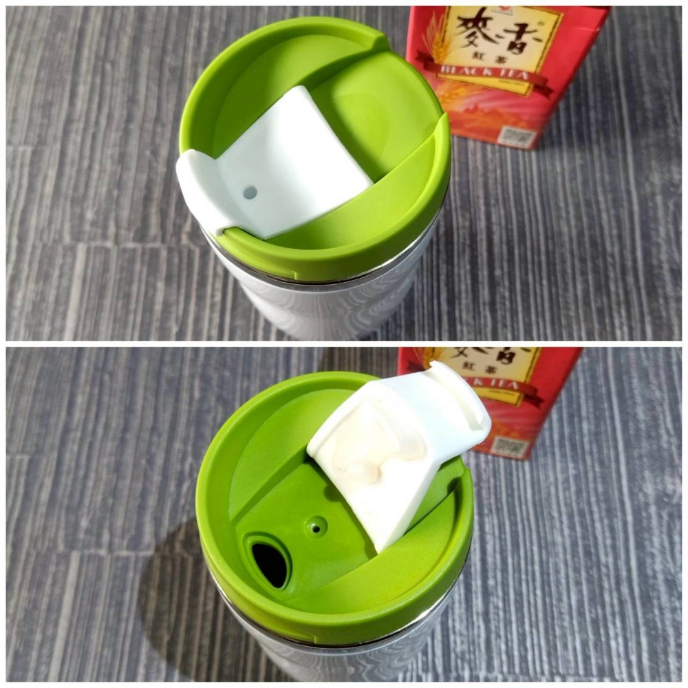 【家德小舖】愛惜綠色地球 不鏽鋼 保溫杯 保冷杯 220cc 全新 高14公分 樹木 白色 曲線隨行杯 水壺 茶杯 水杯-細節圖2
